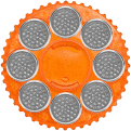 Magazine with 8 dosing capsules